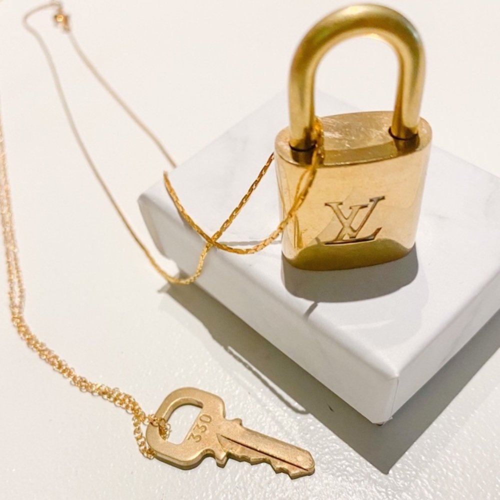 Louis Vuitton Lock & Key necklace